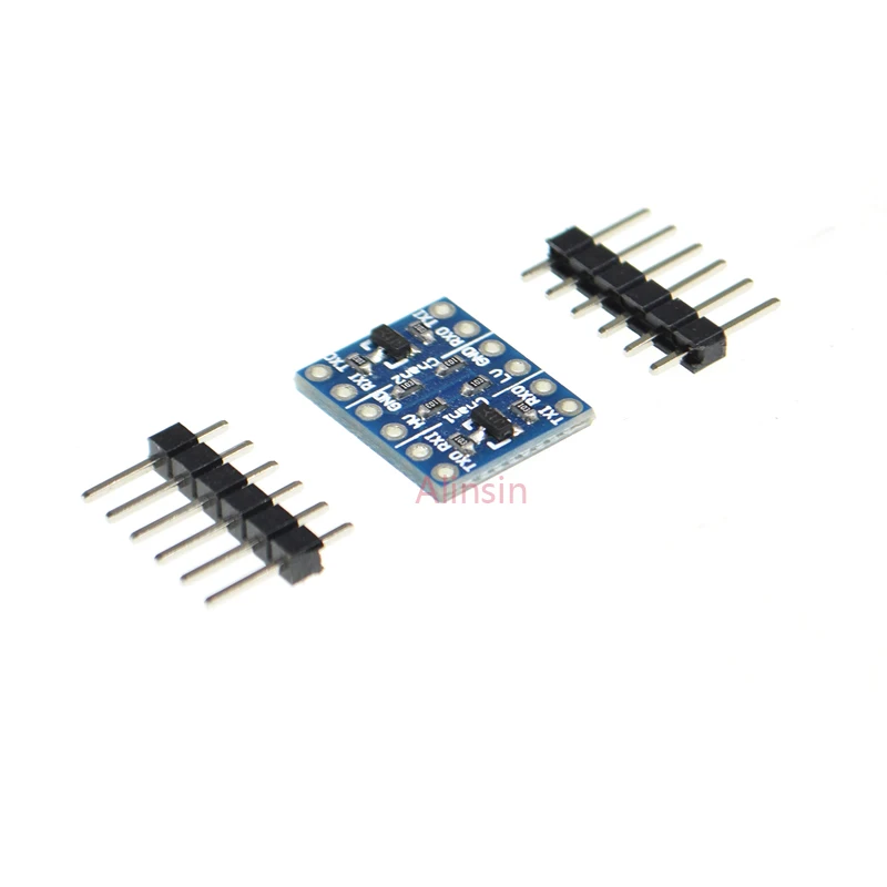 5 шт. 2-полосный/канальный модуль датчика преобразования уровня IIC I2C UART SPI от 3 В до |