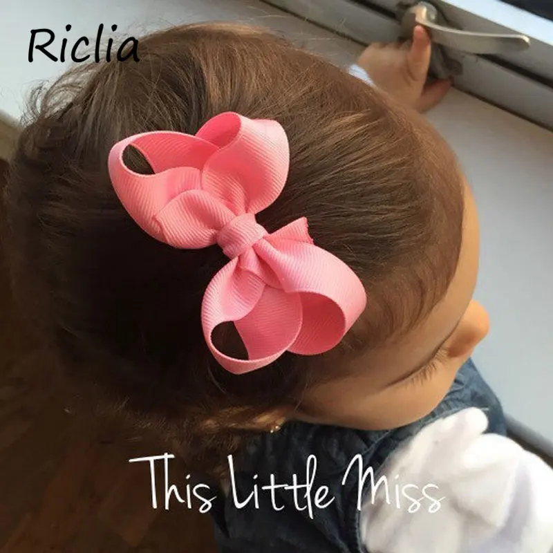 Riclia/20 шт./партия, детские заколки для волос, детские заколки для волос, однотонные модные детские аксессуары для волос для девочек, как украшение