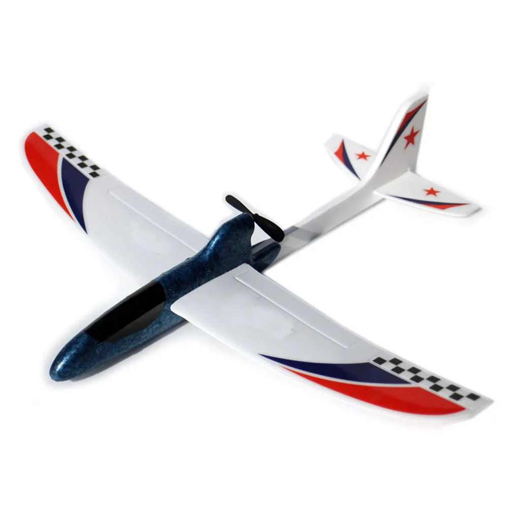 Halolo-planador de Espuma para Crianças Resistência à Queda Brinquedos para Crianças Presente de Aniversário Controlador Lançamento Manual Avião Elétrico 5 manual, avião elétrico, resistência à queda, brinquedos