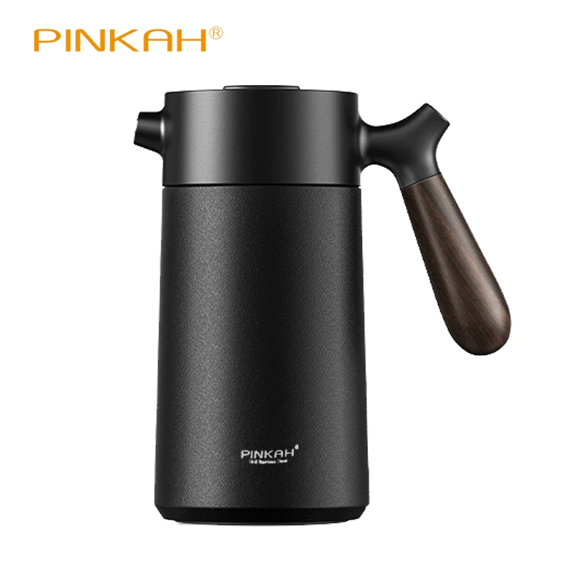 Pinkah 304 Stainless Steel Coffee Thermoshand Maker Coffee Insulated Kettle With Handle 950ml