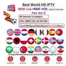Full HD мировое IPTV подписка для Германии, Франции, Испании, Франции, Канады