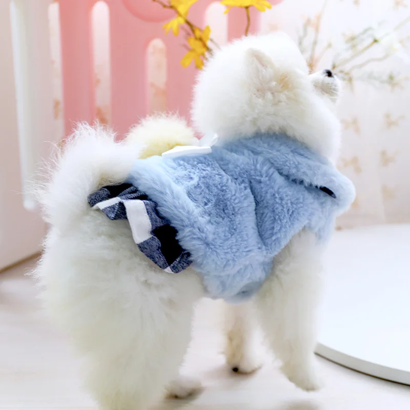 格纹贵妇皮草_9038