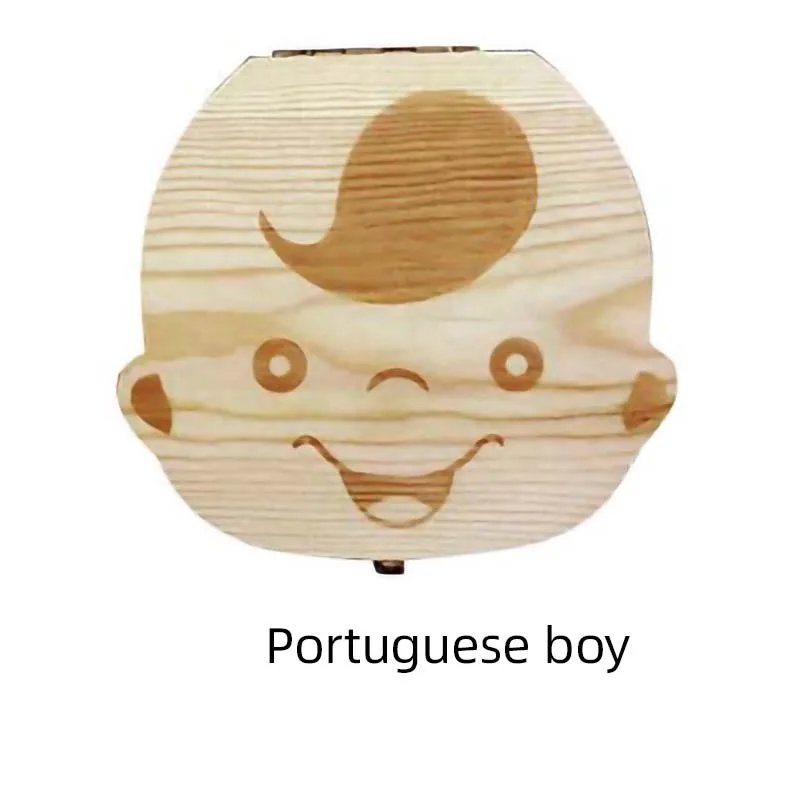 affordable newborn photography near me Baby Tooth Box Spanish/English/Dutch/Russian/French /Italian Wooden Milk Teeth Organizer Storage Boys Girls Baby Souvenirs Gift newborn photos with parents Baby Souvenirs