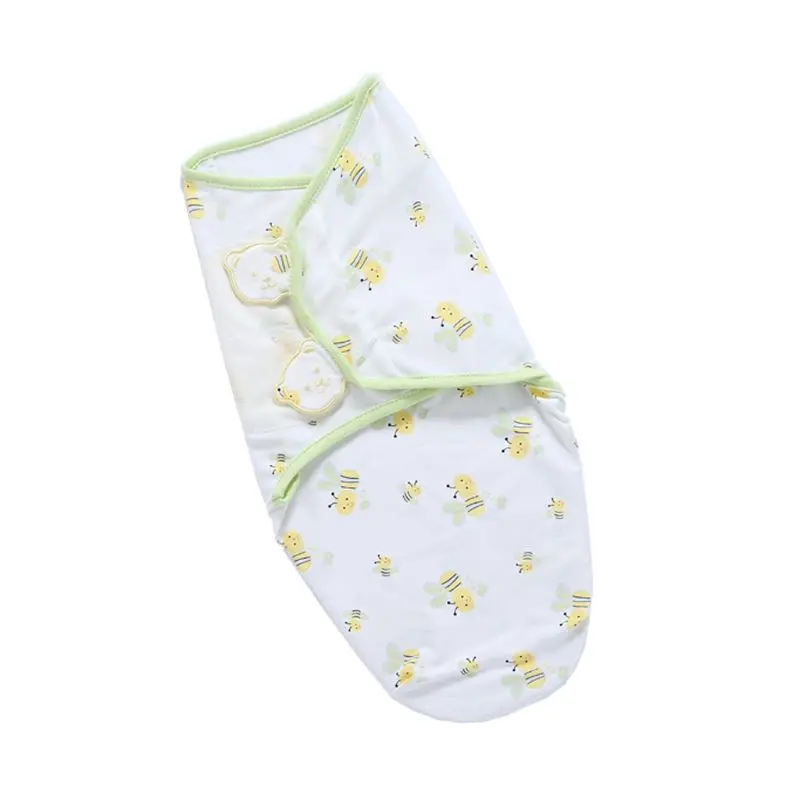 Мягкий и регулируемый хлопковый спальный комплект для младенца, оригинальная сумка для пеленания, одеяло для ребенка 0-6 месяцев, унисекс - Цвет: 4