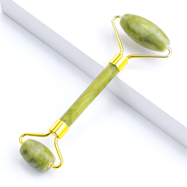 Stone Facial Massage Roller For Face Women Neck Natural Massager Gua sha Scraper Set Thin Lift Beauty Slimming Tools Roller