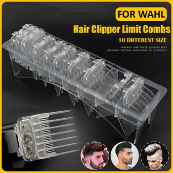 

10Pcs Guide Comb Multiple Sizes Metal Limited Combs Hair Clipper Cutting Tool High Quality and Brand New For WAHL