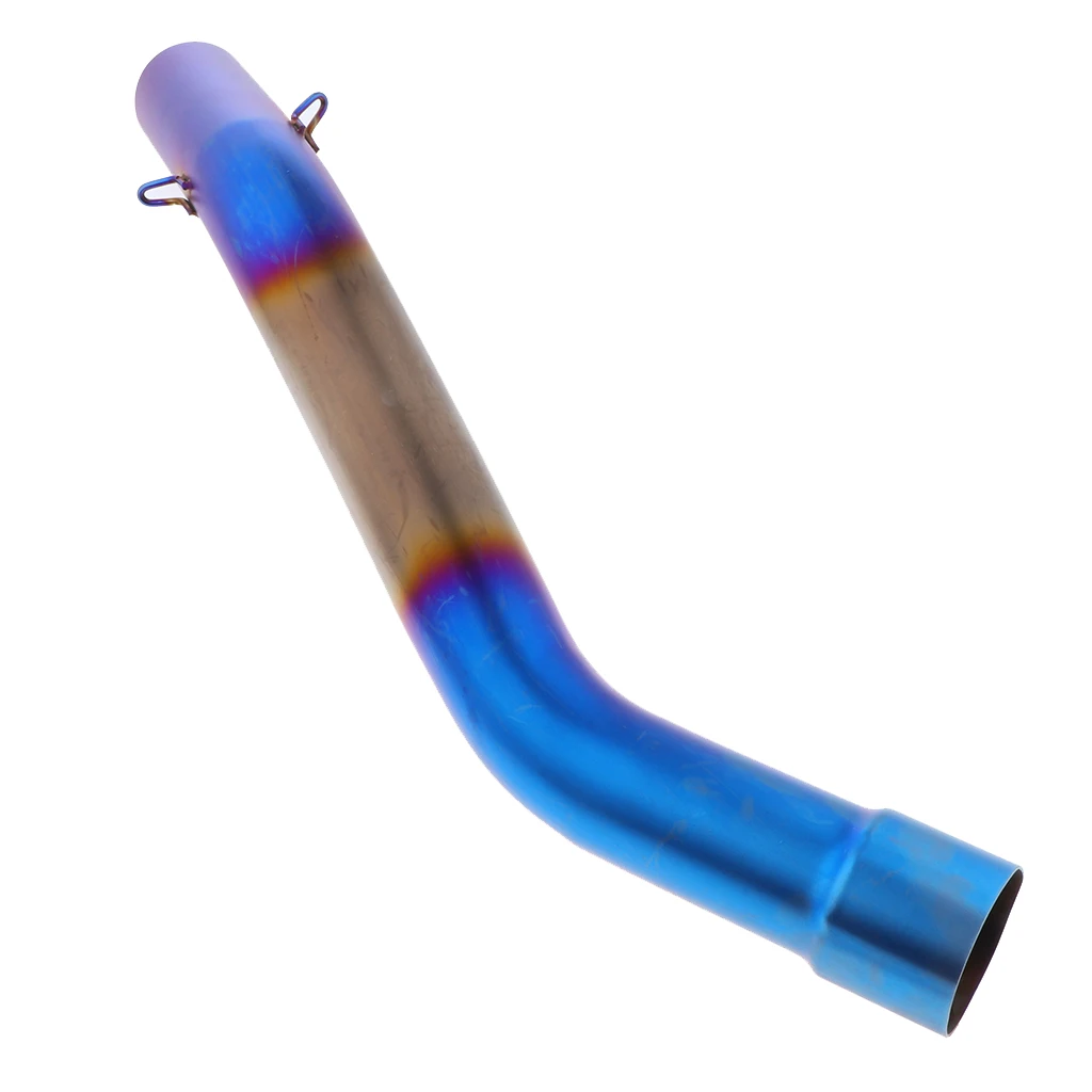 Durable 51mm Exhaust Muffler Escape Middle Connect Pipe For Kawasaki ZX10R 08-17