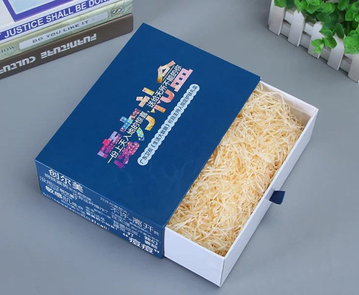 선물 패킹을 위한 거품 삽입을 가진 주문을 받아서 만들어진 서랍 상자, 마감 자석 접이식 편평한 팩 상자 --- C0405
