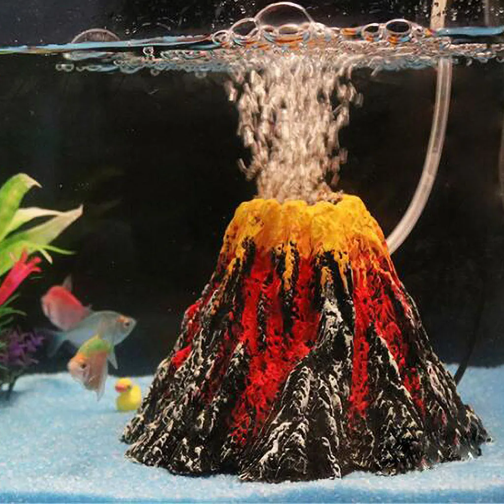 aquarium volcano
