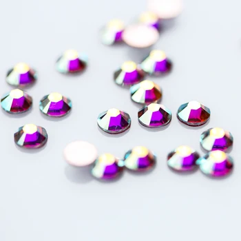 

6A Grade Genuine hot-selling shiny of hot fix ss20 crystal ab stones for rhythmic sports wears decoration wholesale supplier