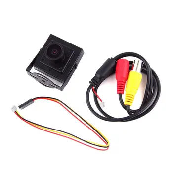 

Adjuatable Portable Easy to use Easy to Install HD 700TVL 1/3" 2.1mm Mini Lens Video CCTV Security FPV Camera Video PAL
