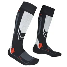 Зимние теплые мужские лыжные носки, хлопковые носки для сноуборда, велоспорта, катания на лыжах, футбола, Термо носки, гетры