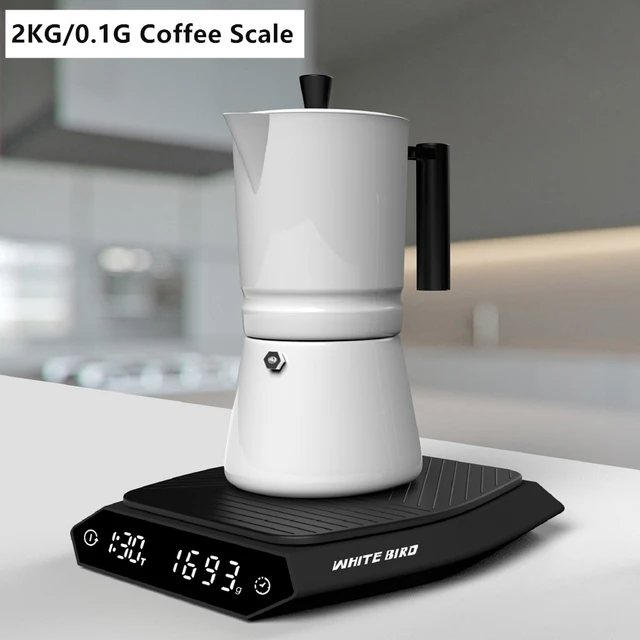 3kg 0.1g Recharging Electronic Scale Built In Auto Timer Pour Over Espresso  Smart Coffee - Kitchen Scales - AliExpress