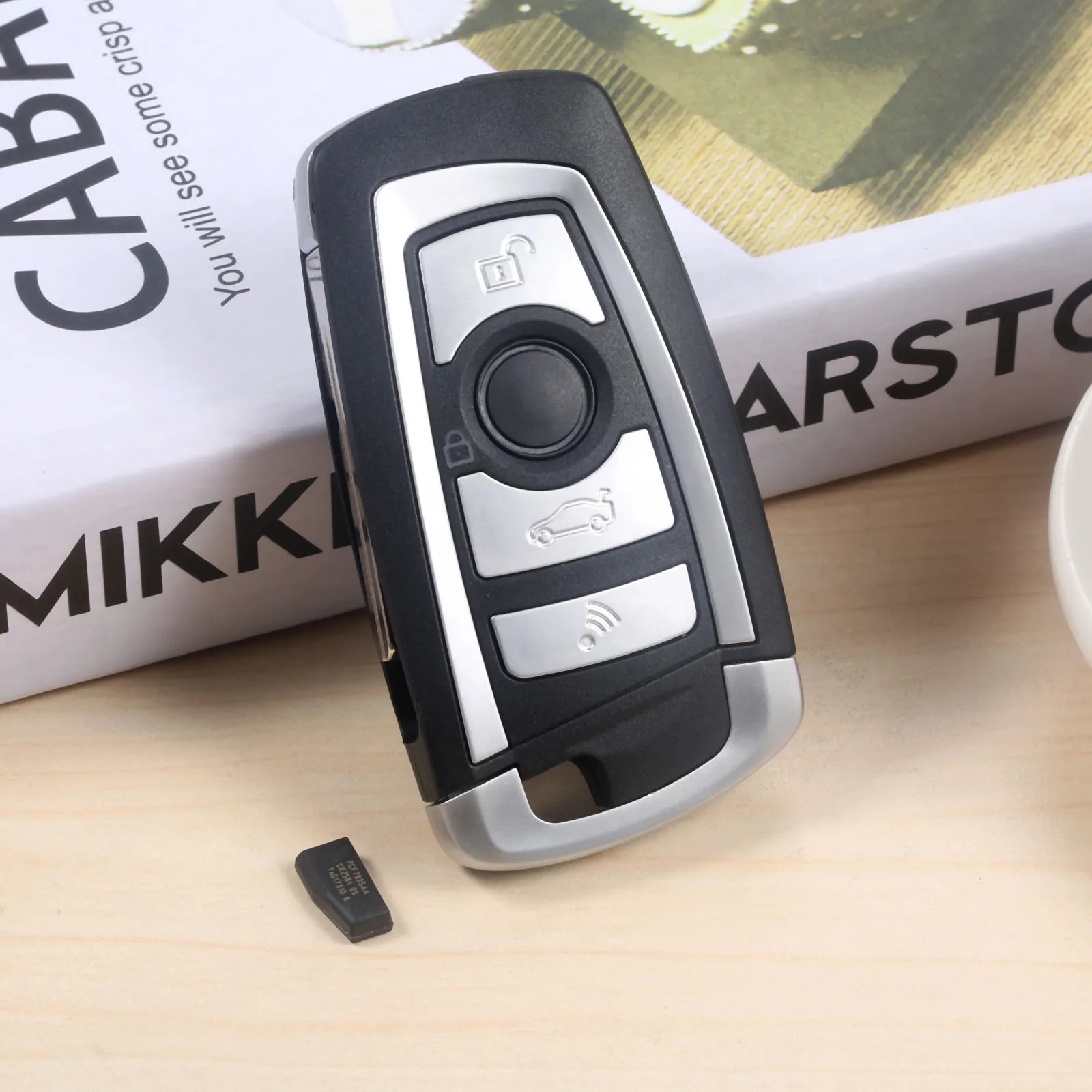 Modified Flip Remote Key PCF7935AA 4Buttons 433MHz EWS ID44 HU58 Chip For BMW 325 330 318 525 530 540 E38 E39 E46 M5 X3 X5 E65 | Автомобили