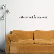 DX088 Прохладный лозунг иностранная торговля Английский язык буквами стены водостойкие наклейки из ПВХ экологически безопасные наклейки на стену Customizabl