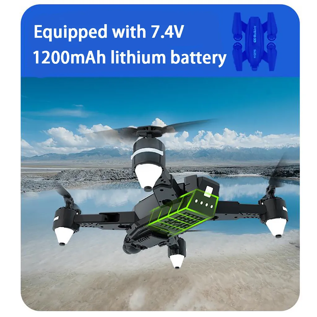 5G WiFi gps FPV 4K 12MP HD камера режим удержания высоты квадрокоптер Дрон с сумкой VR 3D RC вертолет Дрон игрушка квадрокоптер игрушки