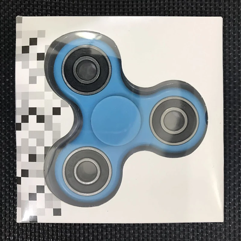 Фиджет-Спиннер Пластик EDC Spinner, ручная Вертушка для аутизма и СДВГ стресса Спиннеры, вращающиеся игрушки