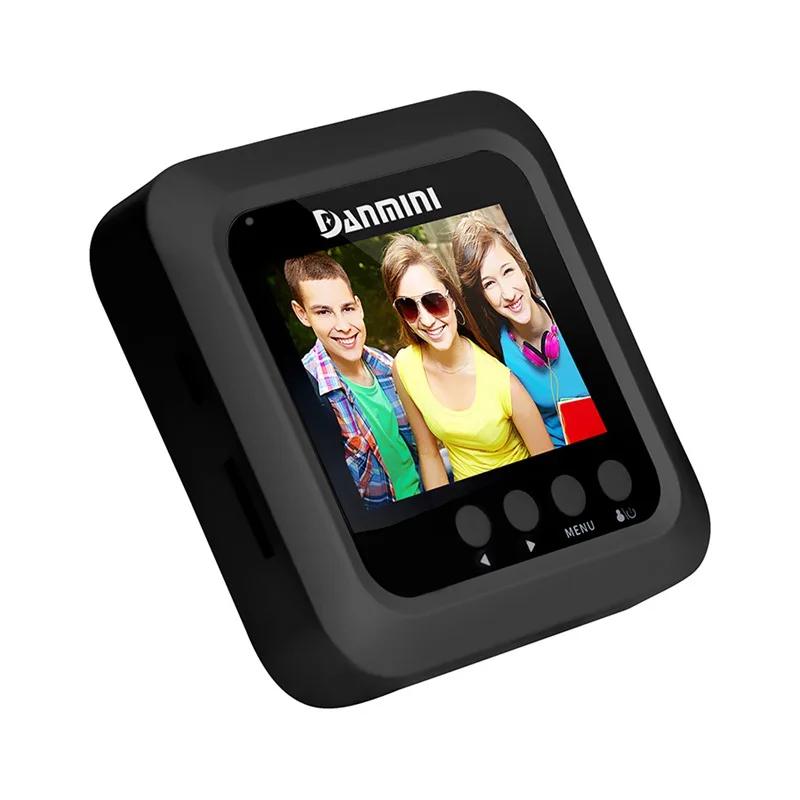 Новинка-Danmini W5 2,4 дюймовый цифровой цветной экран для безопасности двери не беспокоить глазок 2 МП Поддержка Макс 32G TF карта