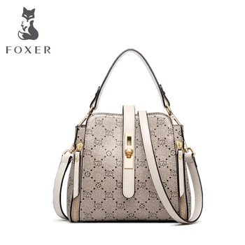 

FOXER 2020 New Women handbags fashion pvc Material designer bags famous brand women bags luxury handbags women bags