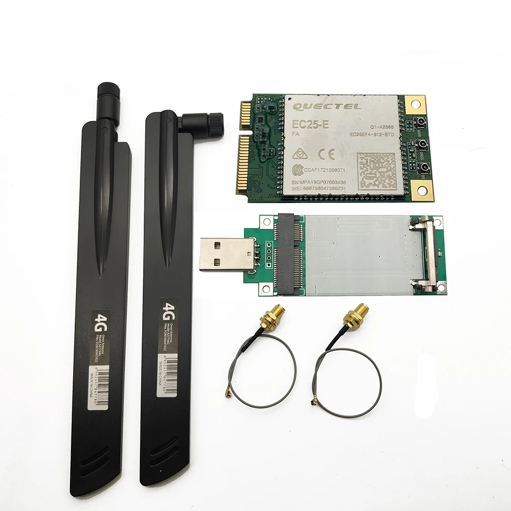100% новый и оригинальный EC25 E мини Pcie B1/B3/B5/B7/B8/B20/B38/B40/B41 4G FDD LTE/TDD LTD CAT4 модуль для
