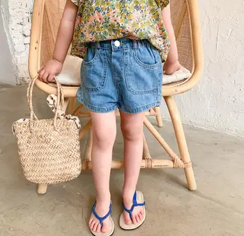 

2020 New Arrival Girls Boys Denim Shorts Summer Girls Shorts 1-7 years QA7