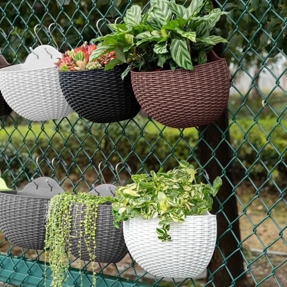 Wall Planter Flower Pot Exquisite Wall-mounted Plastic Wall 