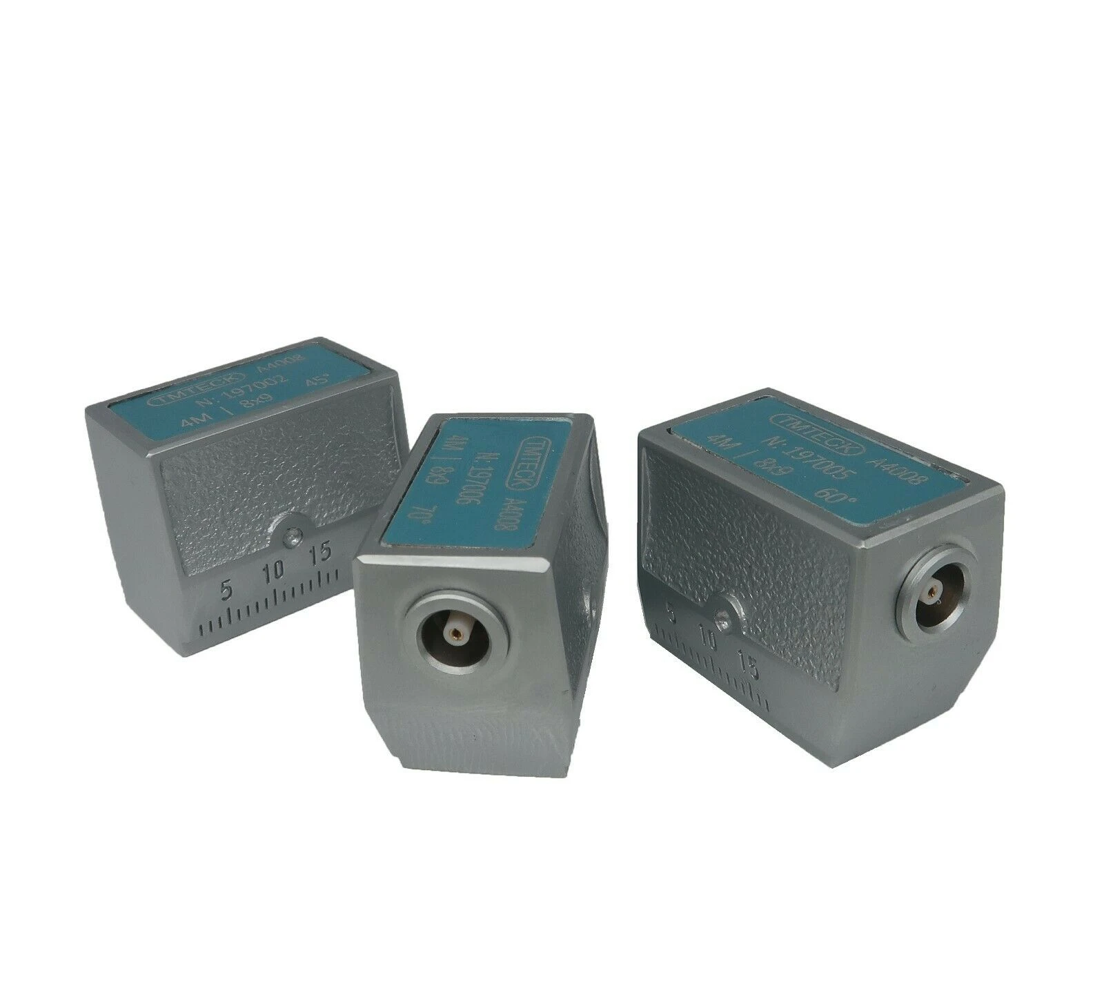 5x10 mm 60º F16 Dual Element Angle Beam Ultrasonic Probe 2MHz For Krautkramer