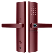 Био-отпечаток пальца электронный умный дверной замок, код, карта, нажимной экран цифровой кодовый замок, домашний ключ D8ZM