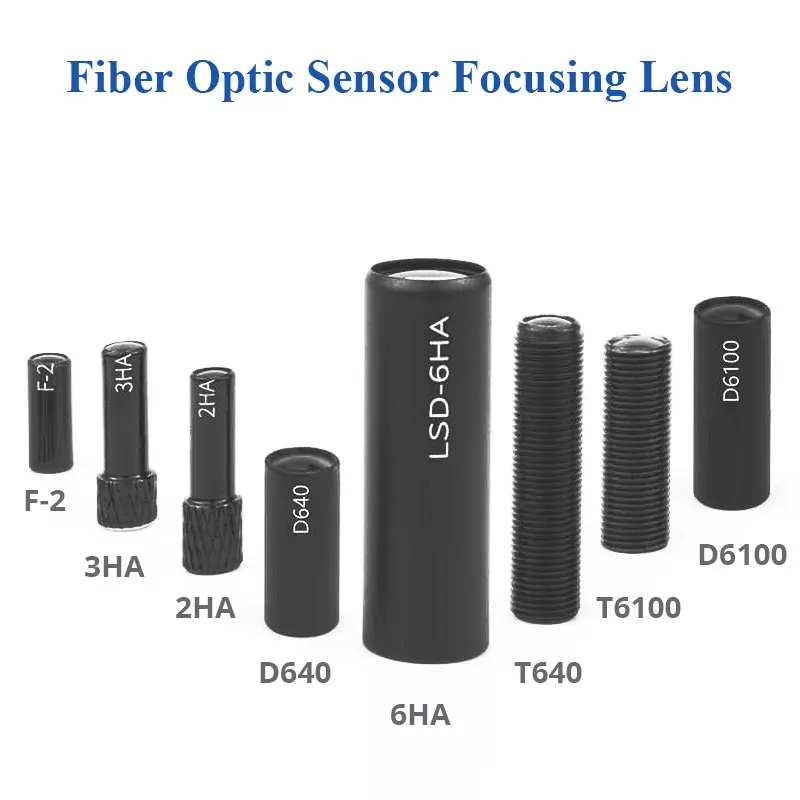 1pc Fiber Optic Sensor Focusing Lens Optical Condensing Lenses Parallel