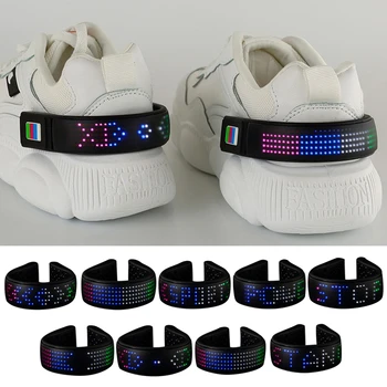 

11 Models LED Shoes Clip Light Reflective Night Running Gear USB Rechargeable Luminous Flashing Modes Waterproof for Joggers