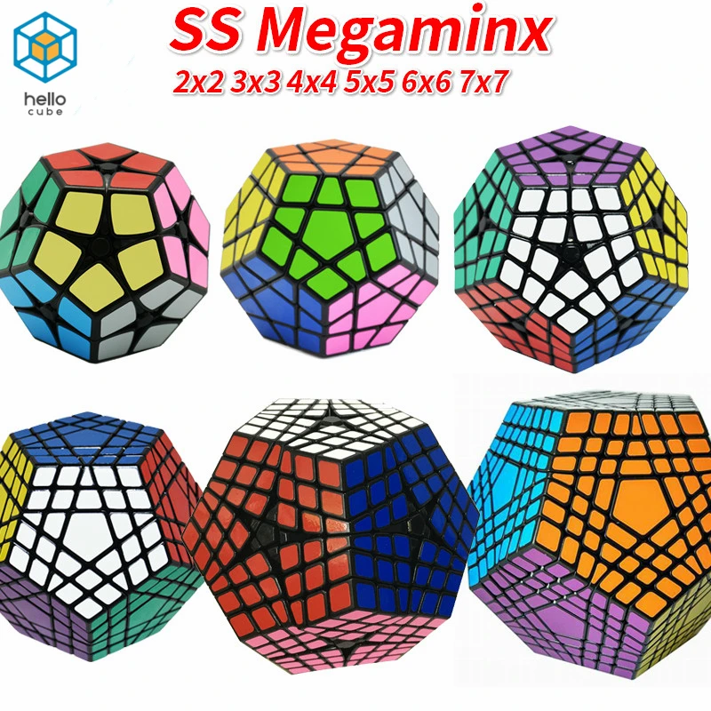 Shengshou Gigaminx 5x5x5 магический куб 3x3 Megaminx 4x4 5x5 6x6 7x7 Teraminx Cube wumofang YesElite Kilominx | Игрушки и