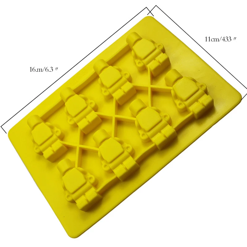 53029 DIY робот силиконовая форма для торта строительные блоки мини-фигурка в форме кубика льда лоток 3D Шоколадный Торт Украшение Инструмент помадные формы - Цвет: 53029