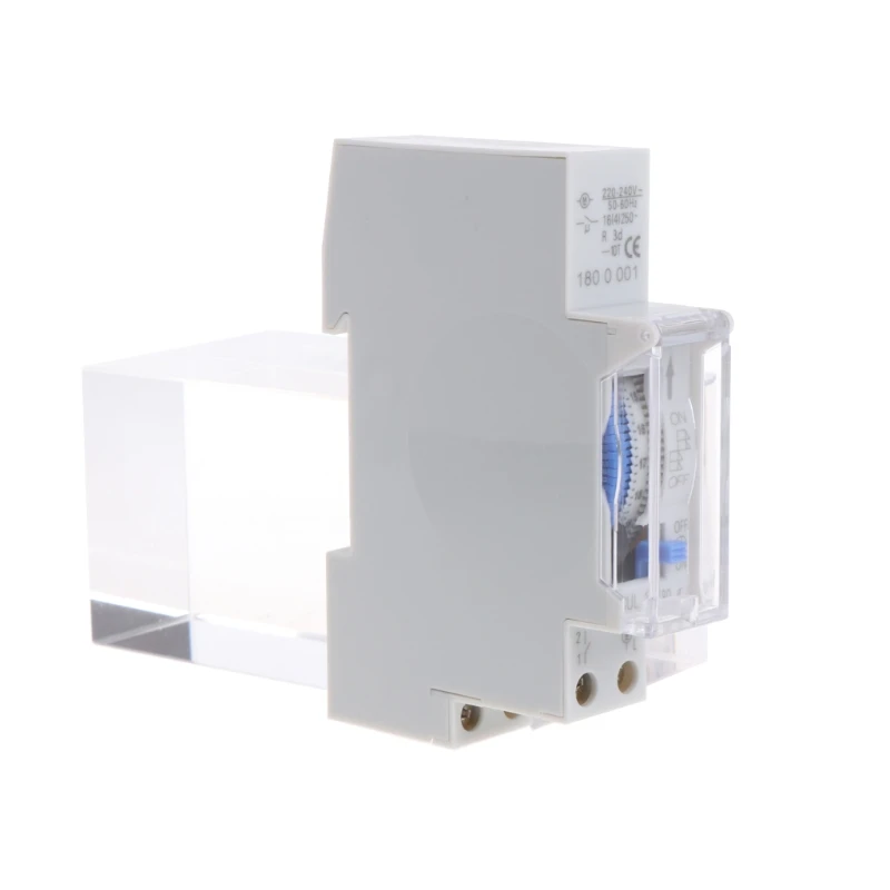 

AC 110V/AC 220V 15 Minutes Mechanical Timer Switch 24 Hours Programmable Din Rail