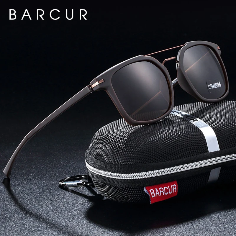 BARCUR, люксовый бренд, TR90, оправа, солнцезащитные очки для мужчин, солнцезащитные очки для женщин, спортивные очки