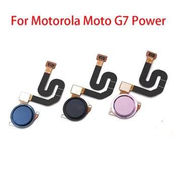 

2pcs/lots Repair Fingerprint Scanner For Motorola Moto G7 Power ID Home Button Recognition Sensor Flex Cable