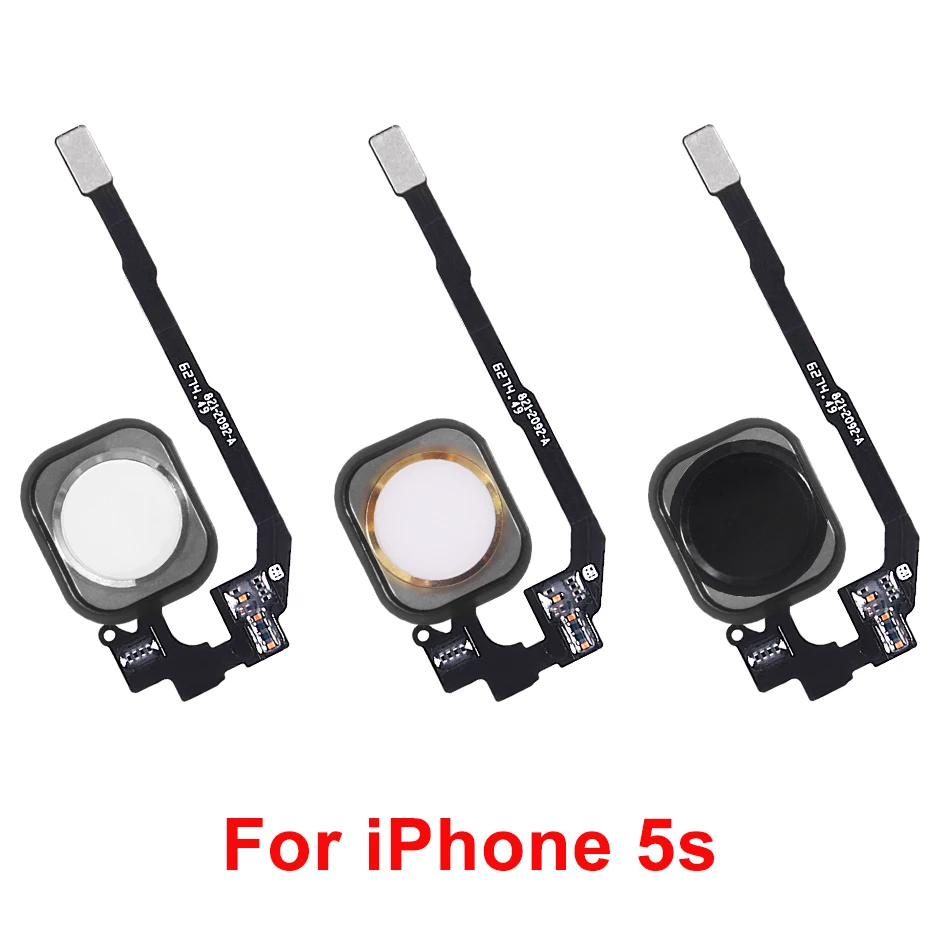 Aokin for iPhone 5 5C 5S 6 6Plus 6s plus 7 7Plus Home Button with Flex Cable Assembly Replacement Mobile Phone Parts