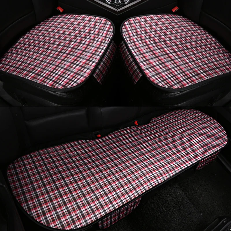 

Automobile Seat Cushion Non-Backrest Summer Cool Viscose Seat Three-piece Set Monolithic PCs Universal Rear Breathable Sub-Cushi