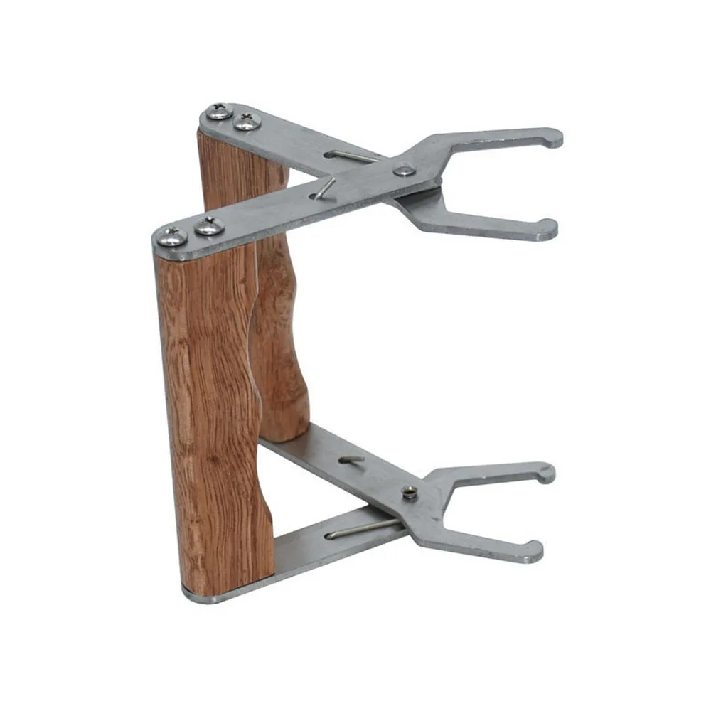 1 Pc Bee Hive Frame Holder Grip Tool For Beekeeper Equipment Gripper Capture Tool Lift Wooden + Stainless Steel Beekeeping Tools