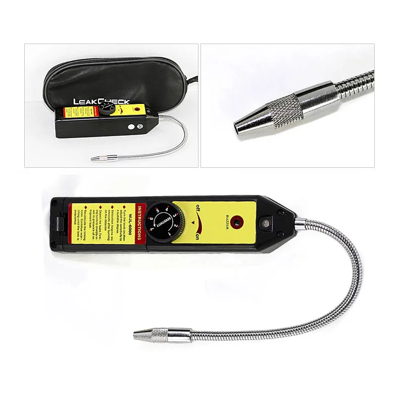 Pcmos Portable Cfc Ac Freon Refrigerant Sniffer Gas Leak Detector