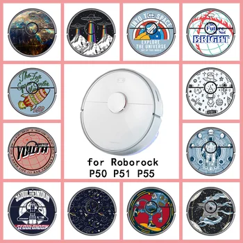 

Provide Customized Custom Universe Cute Sticker for Roborock P50 P51 P55 Robot Robotic Vacuum Cleaner Skin Spare Parts