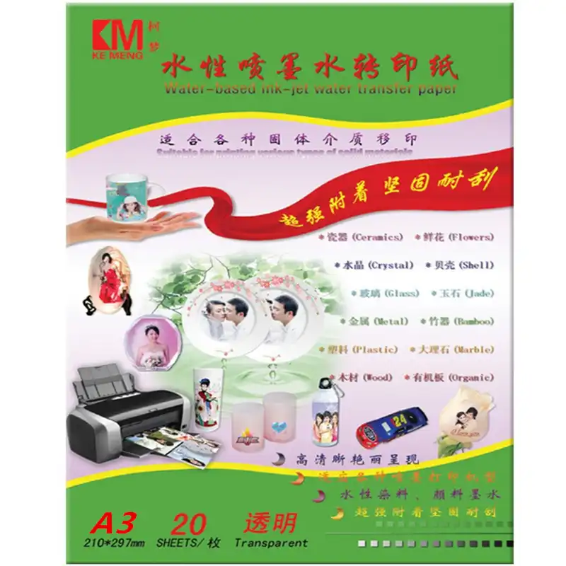 transparent decal paper