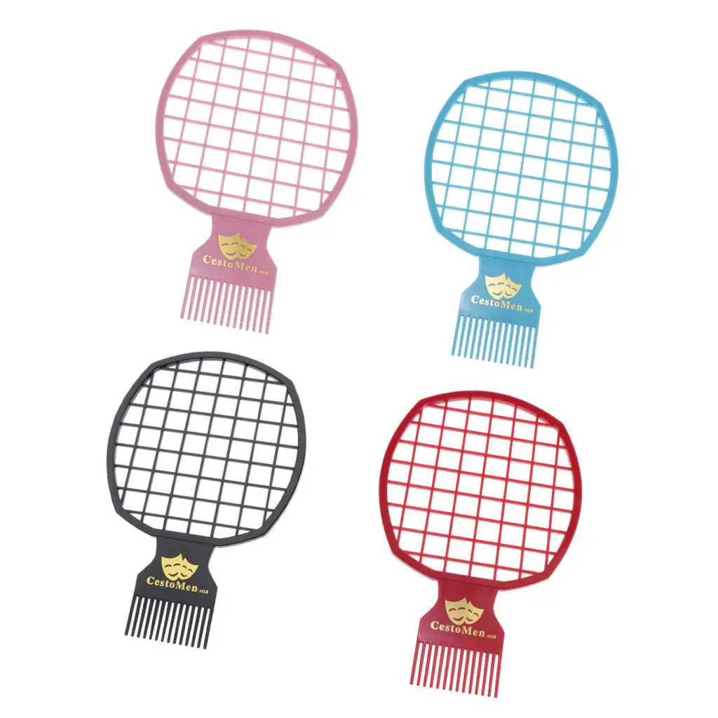 2 In 1 Afro Dreadlocks Twist Hair Comb Hair Pick Comb DIY Hair Styling Tool Pick Twist Wave Curling Barber Hairdressing Comb