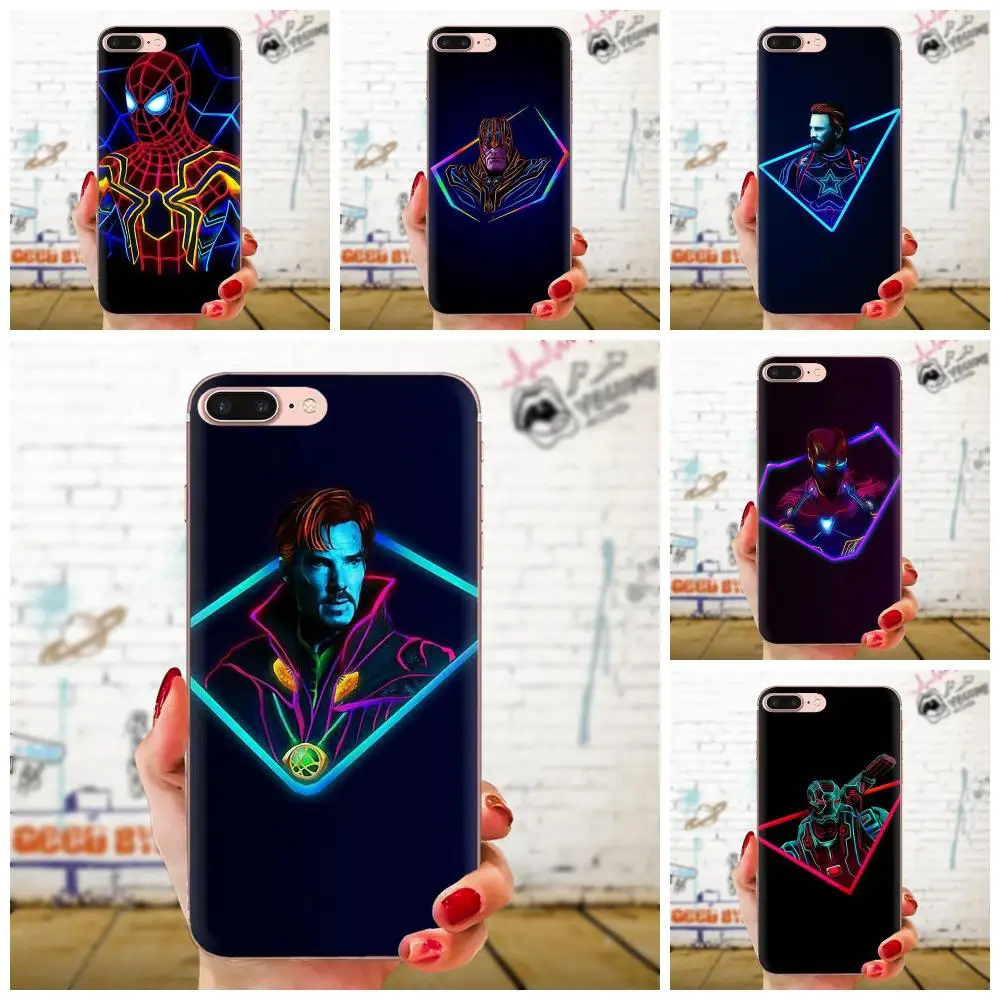 Супергерои мягкий TPU модный мобильный телефон для Huawei Honor 4C 5A 5C 5X 6 6A 6X 7 7A 7C 7X 8 8C 8S 9 10