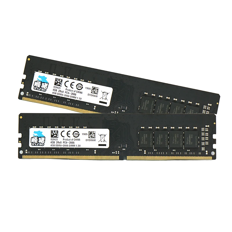 

DDR4 4GB 2400MHz 2666MHz UDIMM 1.2V Desktop PC Memory Ram