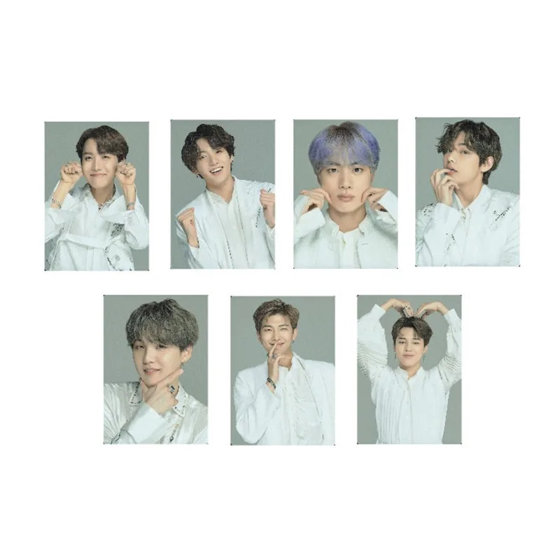 10 компл./лот KPOP мальчиков Окончательный фотокарточек RM V SUGA Цзиминь J-HOPE JIN JUNGKOOK love yourself небольшой подарок Фотокарта