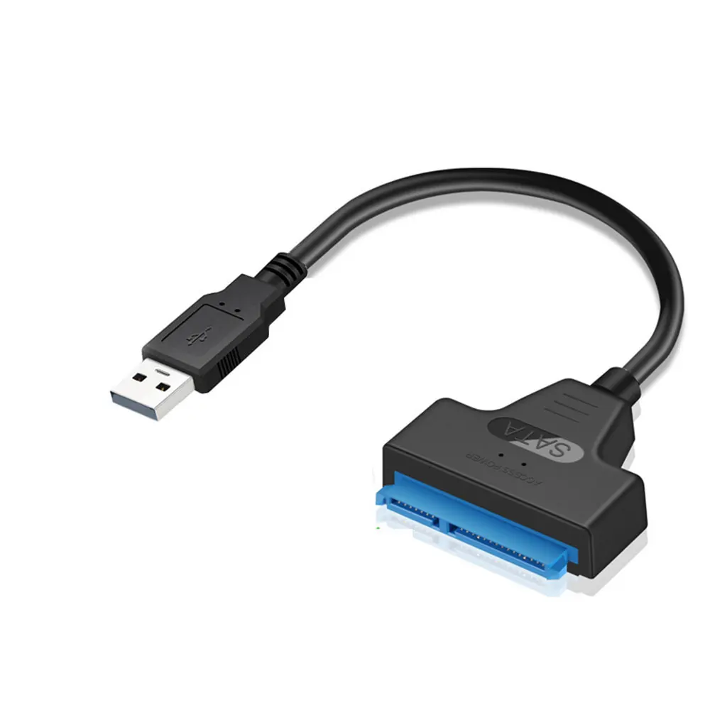 USB 3,0 SATA кабель Sata к USB 3,0 адаптер до 6 Гбит/с Поддержка 2,5 дюймов внешний HDD SSD жесткий диск 22 Pin Sata III кабель