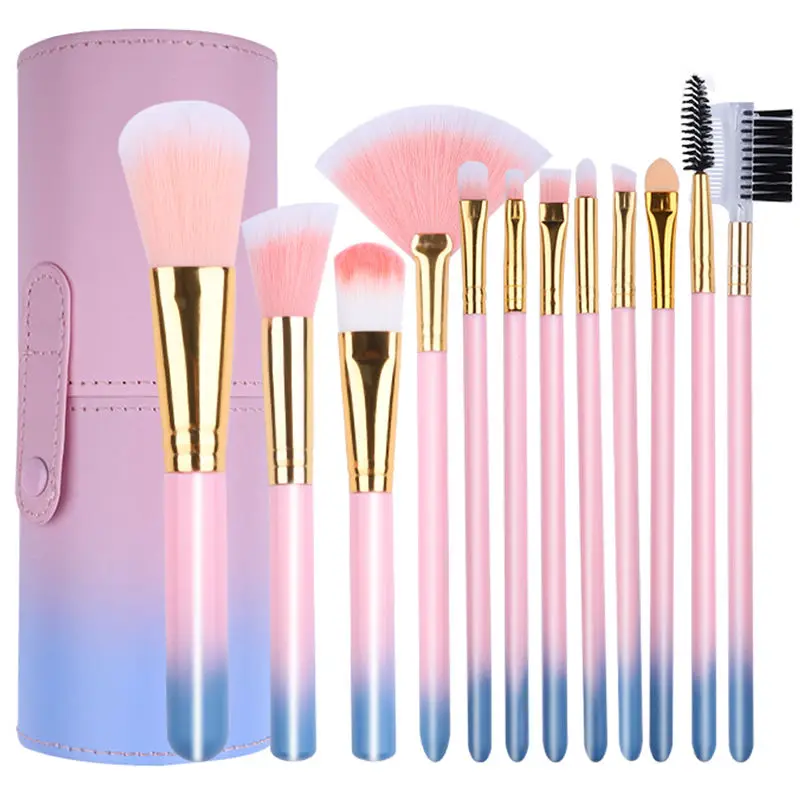 

7 12 24 Women Makeup Brush Set Storage Makeup Makeup Makeup Tools Beginners Full Blush Brush Eye Shadow Brush Lady Tool