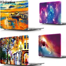 Модель Mac Pro 15 A1900 A1707 ПВХ жесткие Компьютерные аксессуары для Macbook Pro 15 A1707 A1990 с сенсорной панелью чехол-накладка Повседневная Оболочка