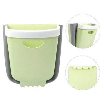 

1pc Folding Trash Can Kitchen Large and Thick Household Bucket