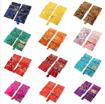 

Traditional Silk Travel Pouch Classic Chinese Embroidery Jewelry Packaging Bag Organizer Handbags Jewelry